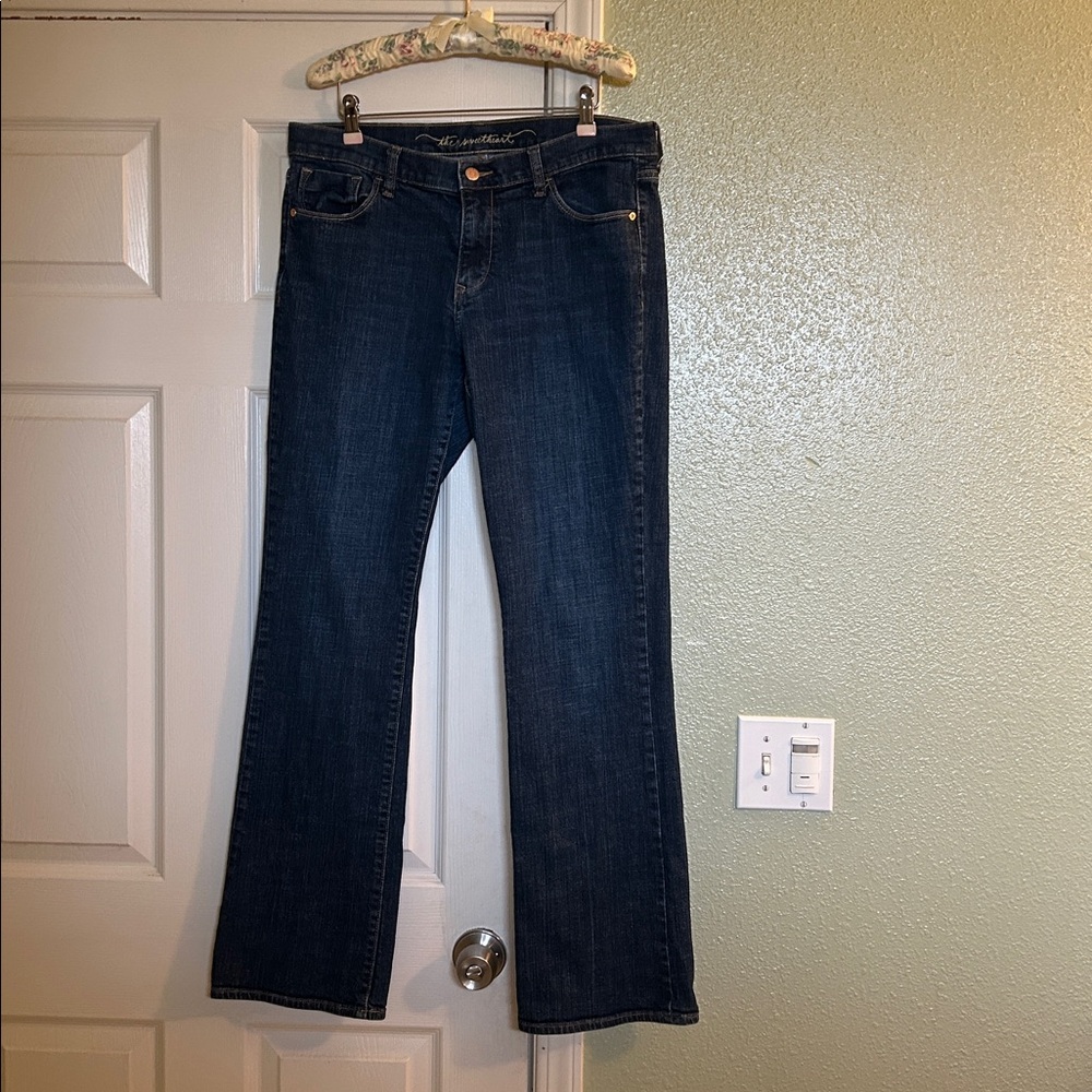 Vintage Old Navy Long Low Rise Sweetheart Bootcut Jeans - actual low rise